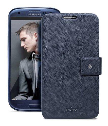 PURO Slim Booklet Case for Samsung Galaxy S III (Dark Blue)