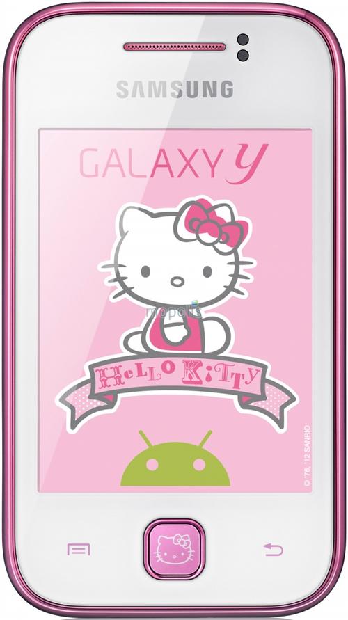 Samsung Galaxy Y S5360 pure white Hello Kitty
