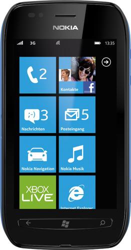 Nokia Lumia 710 cyan