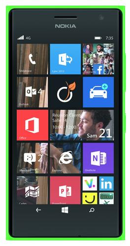 Nokia Lumia 735 grün