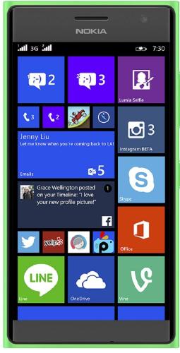 Nokia Lumia 730 Dual Sim Grün