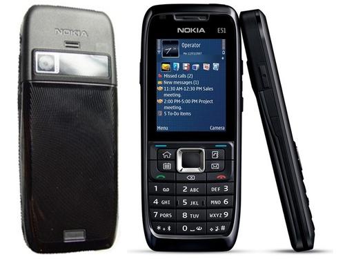 Nokia E51 black chrome