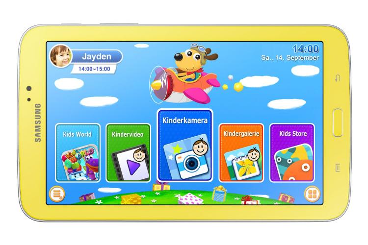 Samsung Galaxy Tab 3 Kids-Tablet SM-T2105 7.0 WiFi 8GB gelb