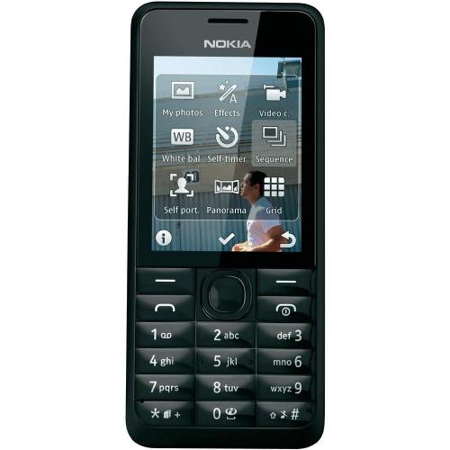 Nokia 301 Single Sim schwarz