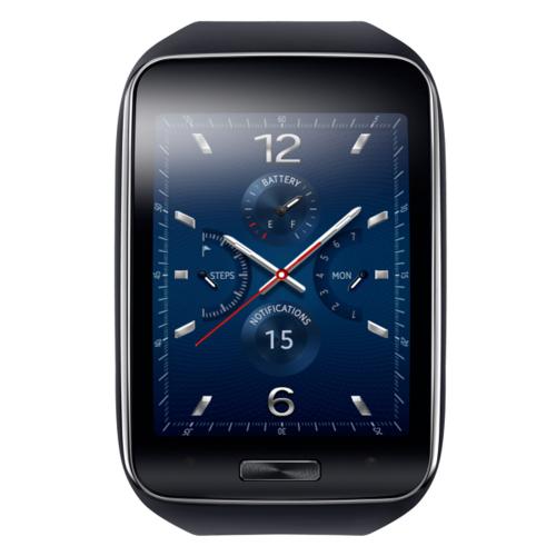 Samsung Galaxy Gear S SM-R750 Smartwatch blau schwarz