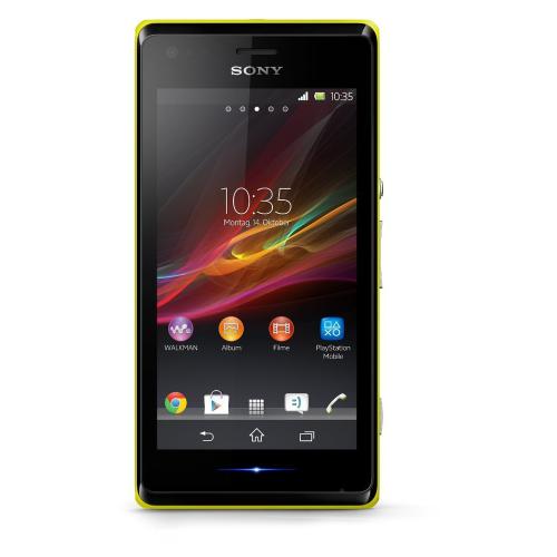 Sony Xperia M Single Sim gelb