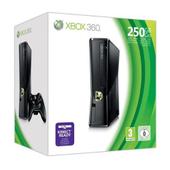 Microsoft Xbox 360 Slim 250 GB mattschwarz