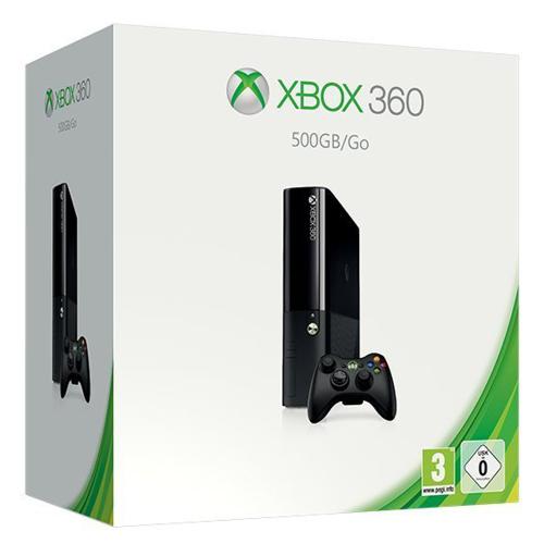 Microsoft Xbox 360 E 500GB schwarz verkaufen