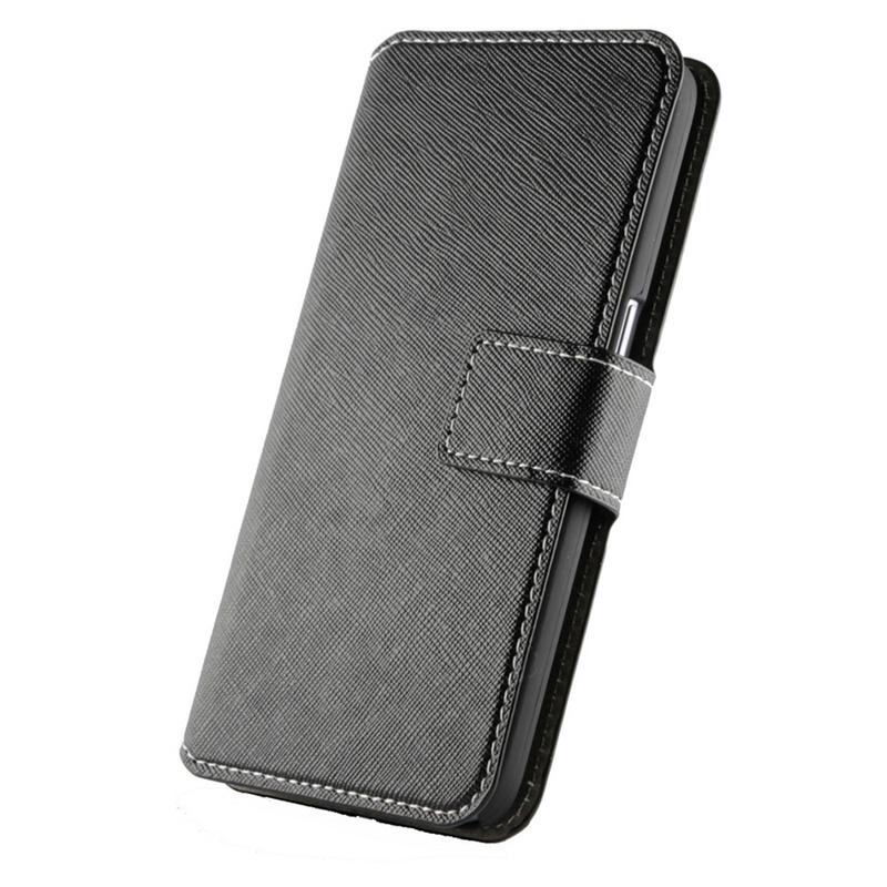 Anco Bookcase schwarz für Galaxy S7