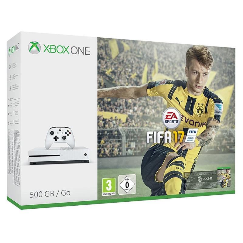 Microsoft Xbox One S 500GB weiß inkl. Fifa 17