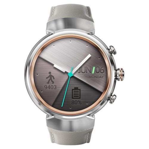 Asus ZenWatch 3 4GB Silikonarmband silber beige