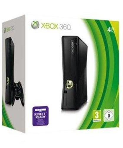 Microsoft Xbox 360 Slim 4GB mattschwarz verkaufen