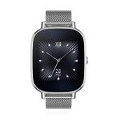Asus ZenWatch 2 4GB WI502Q mit Milaneise Armband silber