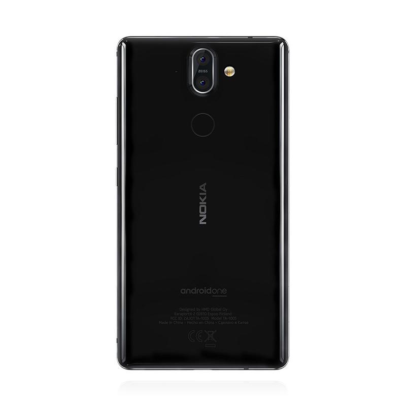 Nokia 8 Sirocco 4G 128GB Single Sim Schwarz