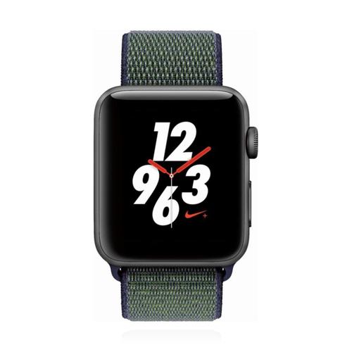 Apple WATCH Series 3 Nike+ GPS+Cellular 42mm spacegraues Aluminiumgehäuse mit midnight fog Sport Loop
