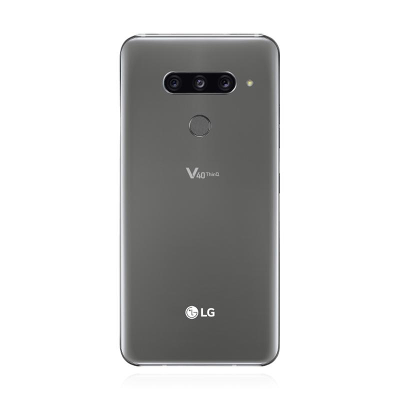 LG V40 ThinQ 128GB Dual Sim Platinum Gray
