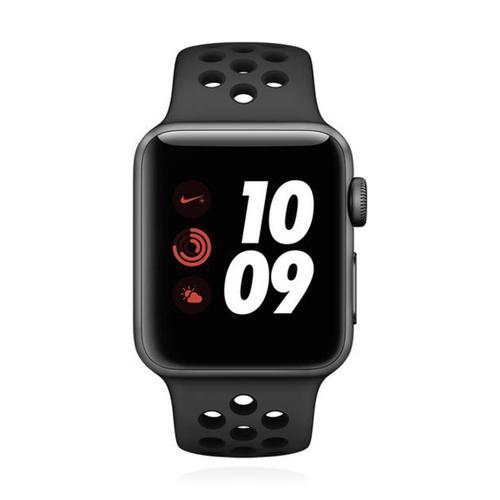 Apple WATCH Series 3 Nike+ GPS + Cellular 38mm Aluminiumgehäuse spacegrau Sportarmband anthrazit  