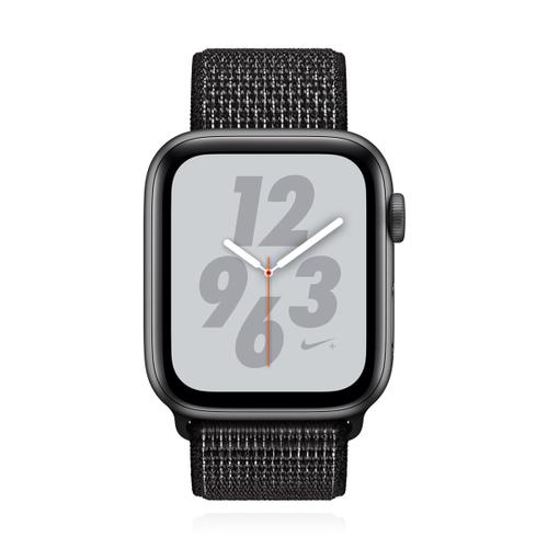 Apple WATCH Nike Series 4 44mm GPS+Cellular Space Grau Aluminiumgehäuse Nike Sport Loop Schwarz