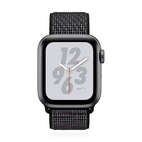 Apple WATCH Nike Series 4 40mm GPS Aluminiumgehäuse Space Grau Sport Loop Schwarz