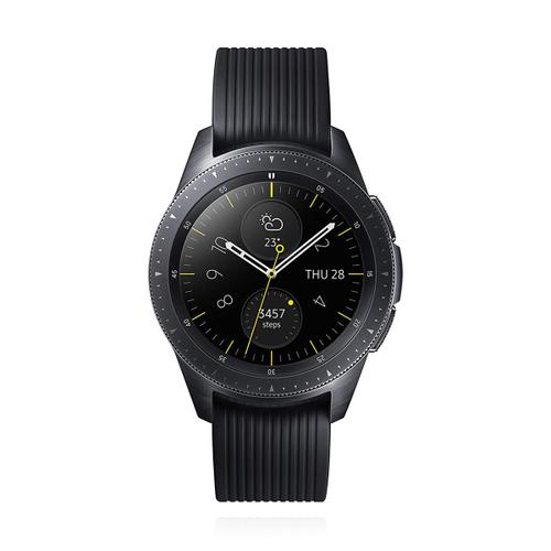 Samsung Galaxy Watch3 SM-R840 45mm Mystic black inkl. Lederarmband schwarz 22mm