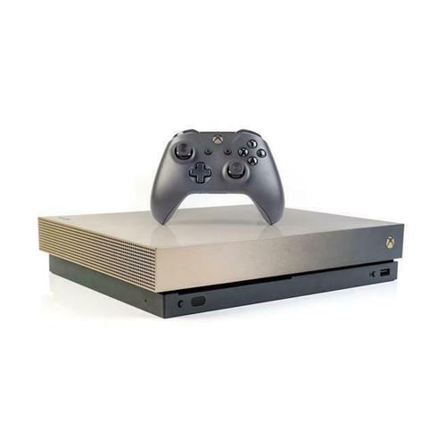 Microsoft Xbox One X 1TB Gold Rush Spezial Edition - ohne Spiel