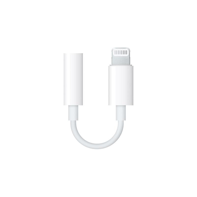 Apple Adapter Lightning auf 3,5-mm-Kopfhöreranschluss Weiß