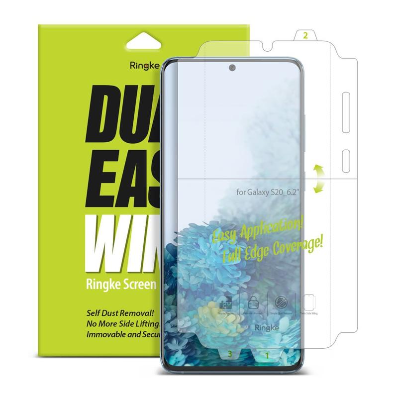 Ringke Dual Easy Wing 2x Full Cover Displayschutz für Galaxy S20