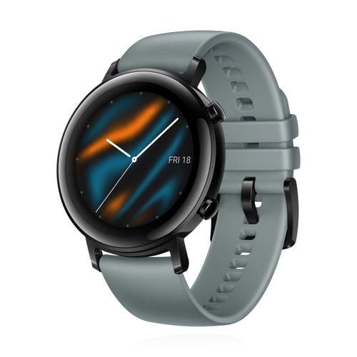 Huawei Watch GT 2 42mm Blau mit Silikonarmband 