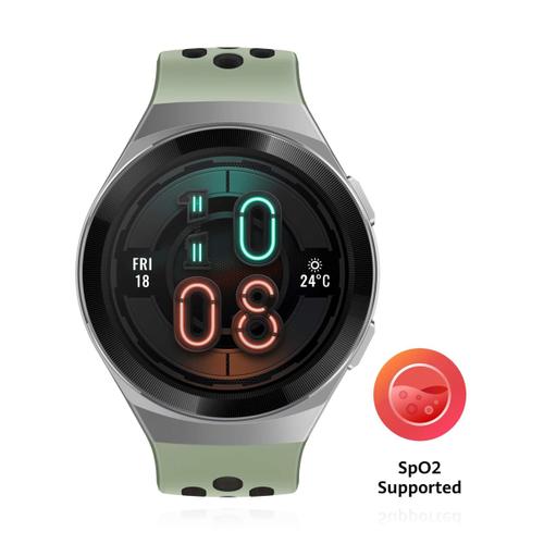 Huawei Watch GT 2e Mint Green mit Silikonarmband 