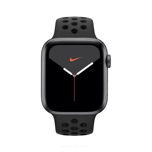 Apple WATCH Nike Series 5 44mm GPS+Cellular Aluminiumgehäuse Space Grau Sportarmband Anthrazit Schwarz