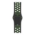 Apple WATCH Nike Series 5 40mm GPS Aluminiumgehäuse silber Sportarmband Schwarz Lime Blast