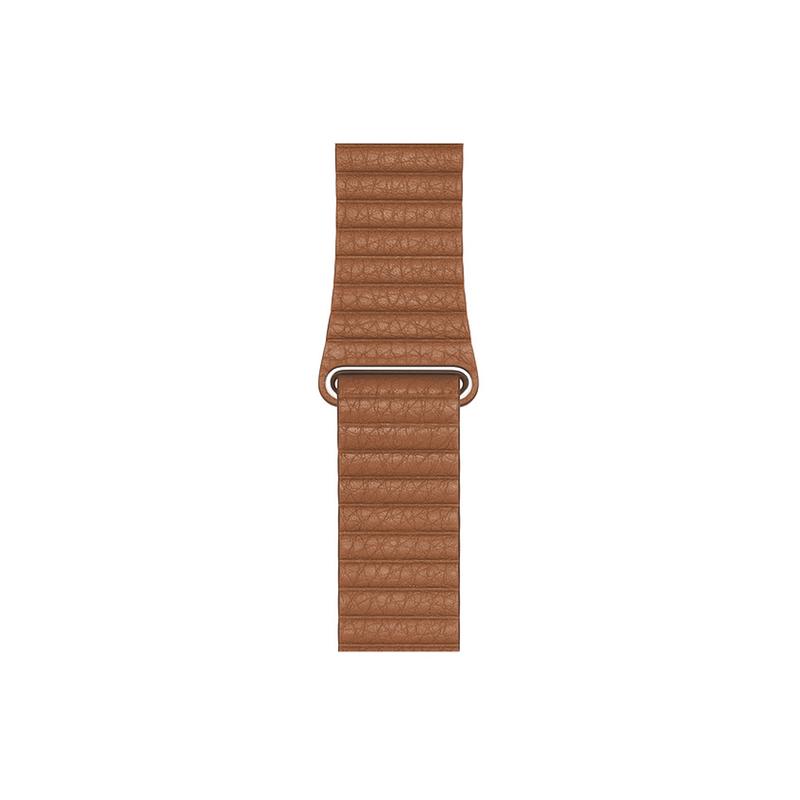 Apple WATCH Series 5 44mm GPS Aluminiumgehäuse Space Grau Lederarmband Sattelbraun