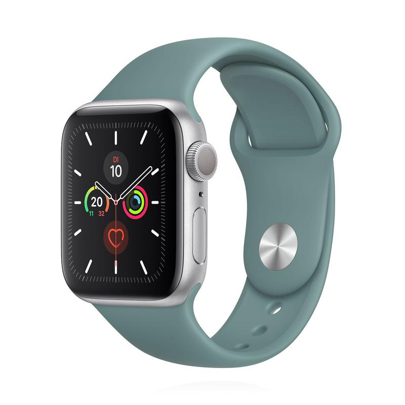 Apple WATCH Series 5 40mm GPS Aluminiumgehäuse silber Sportarmband 