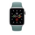 Apple WATCH Series 5 40mm GPS Aluminiumgehäuse silber Sportarmband cactus