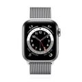 Apple WATCH Series 6 40mm GPS+Cellular Edelstahlgehäuse Silber Milanaisearmband Silber