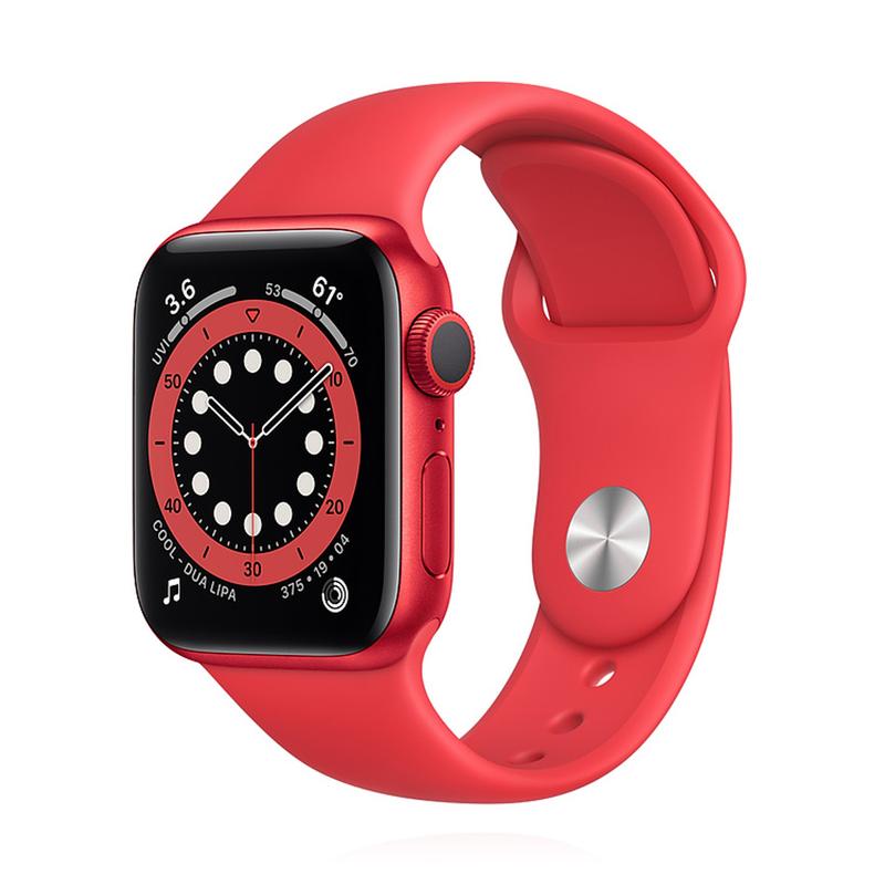 Apple WATCH Series 6 40mm GPS Aluminiumgehäuse Rot Sportarmband Rot