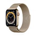 Apple WATCH Series 6 44mm GPS+Cellular Edelstahlgehäuse Gold Milanaisearmband Gold