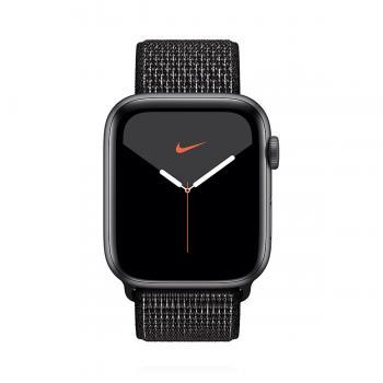 Apple WATCH Nike Series 5 44mm GPS Aluminiumgehäuse spacegrau Nike Sport Loop schwarz