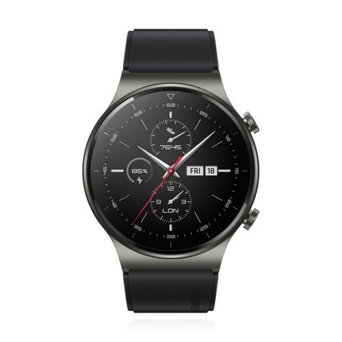 Huawei Watch GT 2 Pro Night Black mit Fluoroelastomerarmband 