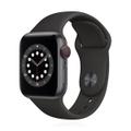 Apple WATCH Series 6 40mm GPS+Cellular Aluminiumgehäuse Space Grau Sportarmband Schwarz