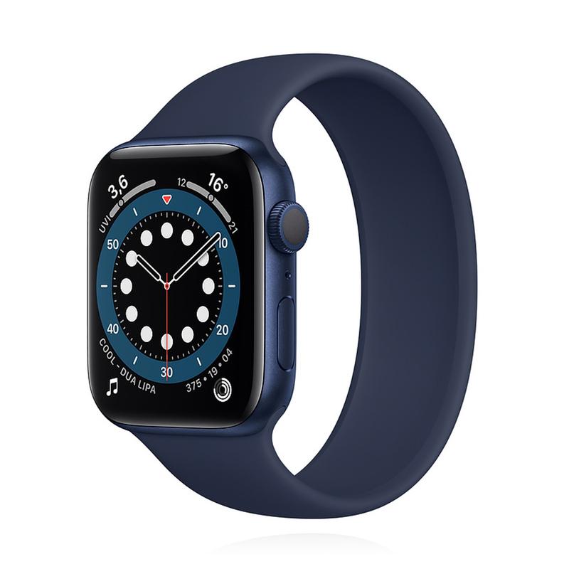 Apple WATCH Series 6 44mm GPS Aluminiumgehäuse Blau  Solo Loop Dunkelmarine