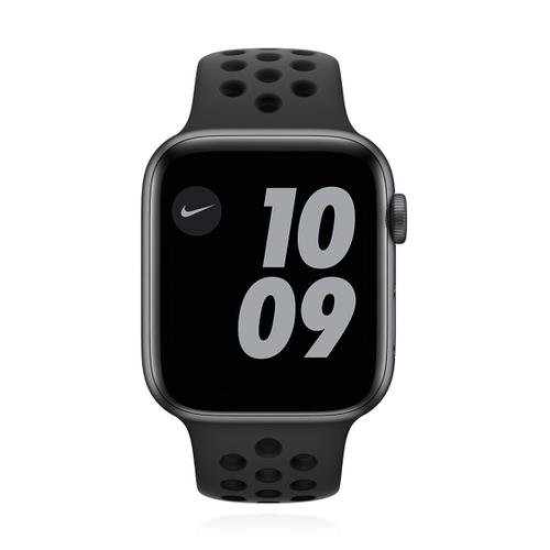 Apple WATCH Nike Series 6 44mm GPS Aluminiumgehäuse Space Grau Sportarmband Anthrazit Schwarz