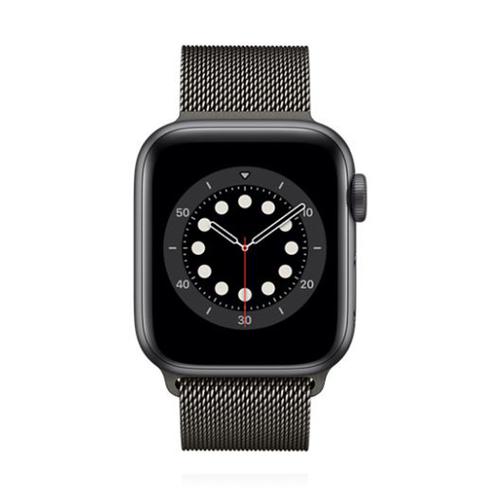 Apple Apple WATCH Series 6 40mm GPS Aluminiumgehäuse Space Grau Milanaise Armband Graphit