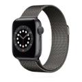 Apple WATCH Series 6 40mm GPS Aluminiumgehäuse Space Grau Milanaise Armband Graphit