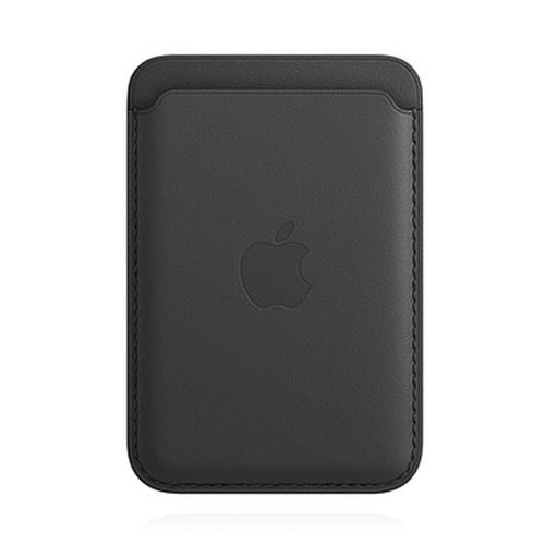 Apple Apple iPhone Leder Wallet mit MagSafe Schwarz