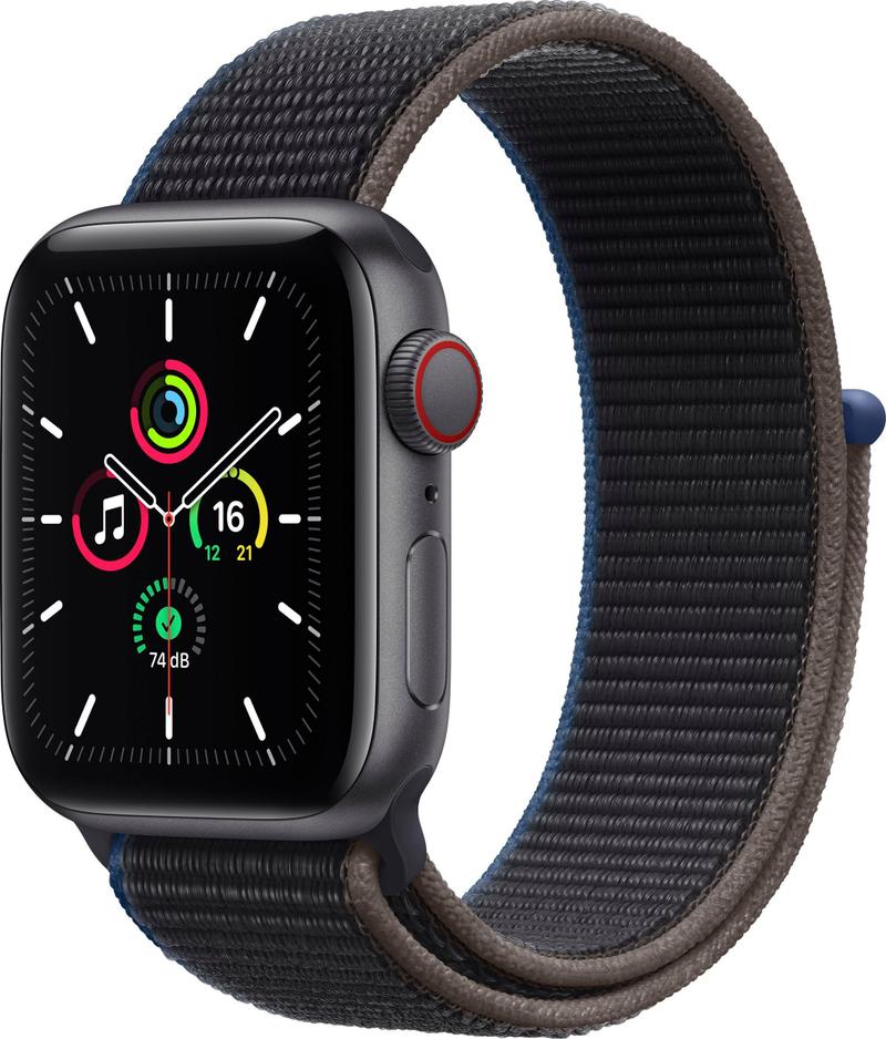 Apple WATCH SE 40mm GPS+Cellular Aluminiumgehäuse Space Grau Sport Loop Kohlegrau