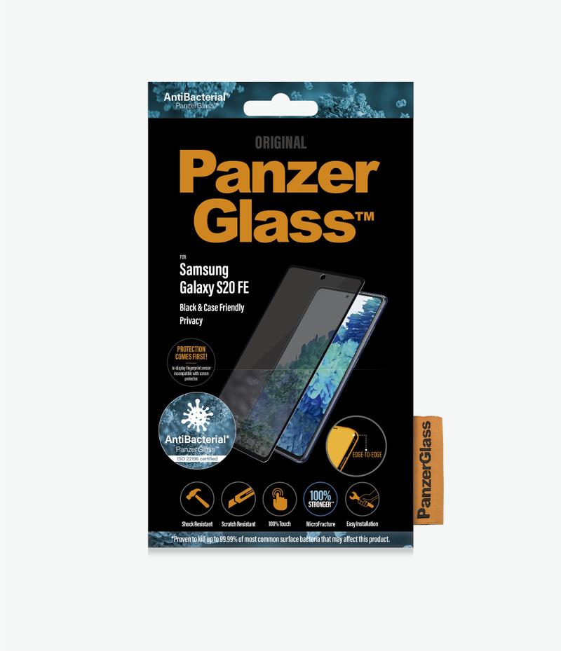 PanzerGlass™ Panzerglasfolie für Samsung Galaxy S20 FE Black