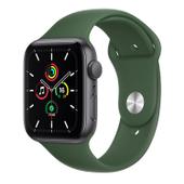 Apple WATCH SE 44mm GPS Aluminiumgehäuse Space Grau Sportarmband Cyprus Green
