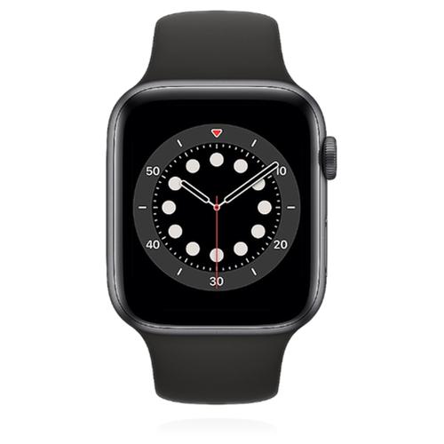 Apple Apple WATCH Series 6 44mm GPS Aluminiumgehäuse Space Grau Solo Loop Schwarz