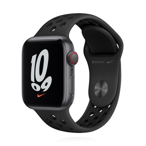 Apple WATCH Nike SE 40mm GPS+Cellular Aluminiumgehäuse Space Gray Sportarmband Anthrazit Schwarz